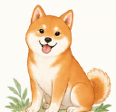 Watercolor dog · 狗