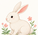 Watercolor rabbit · 兔